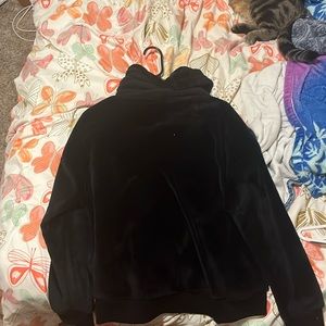 Very cozy, dark blue or black Christmas Time or winter time sweater/hoodie